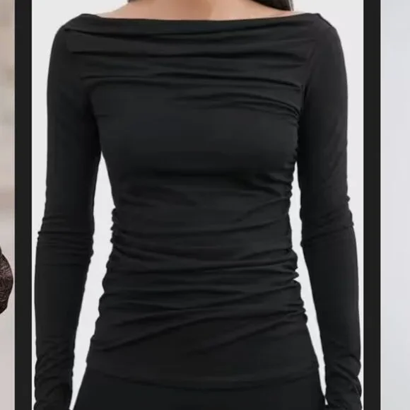 Marcella black Cooper top large nwt - Picture 4 of 12